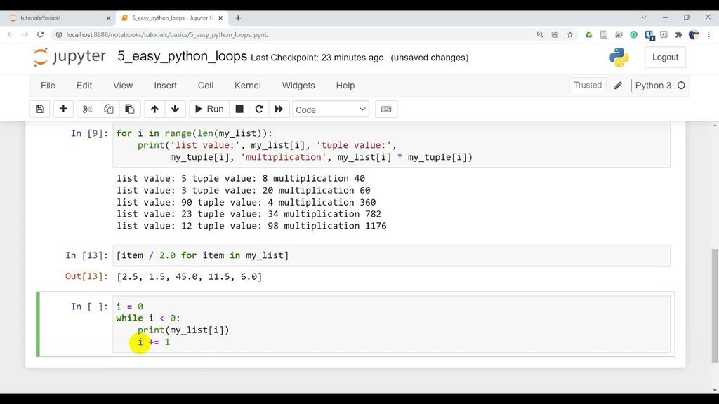 'Video thumbnail for 5 Easiest Ways to Iterate Through Python Lists and Tuples'