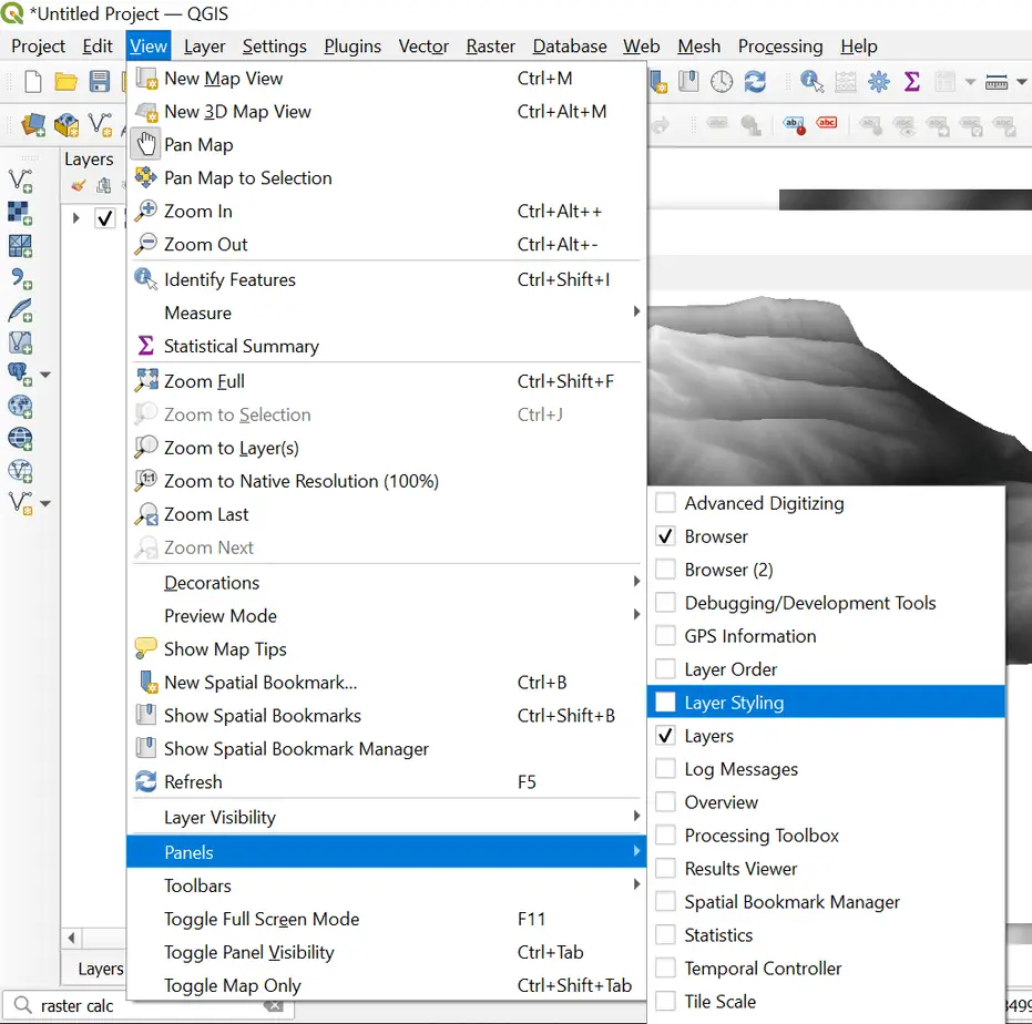 qgis layer styling