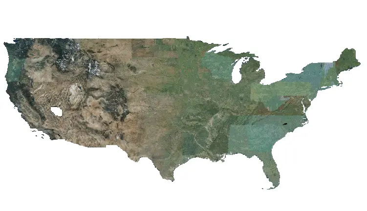 Free Satellite Imagery Basemap for QGIS (United States)