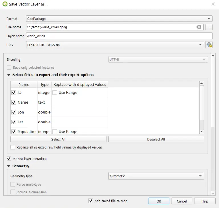 Qgis Create Points From Excel Or Csv Opensourceoptions 1847