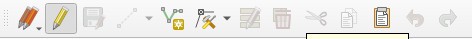 qgis digitizing toolbar